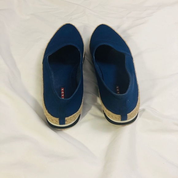Prada Blue Slip On Shoes - Picture 7 of 7